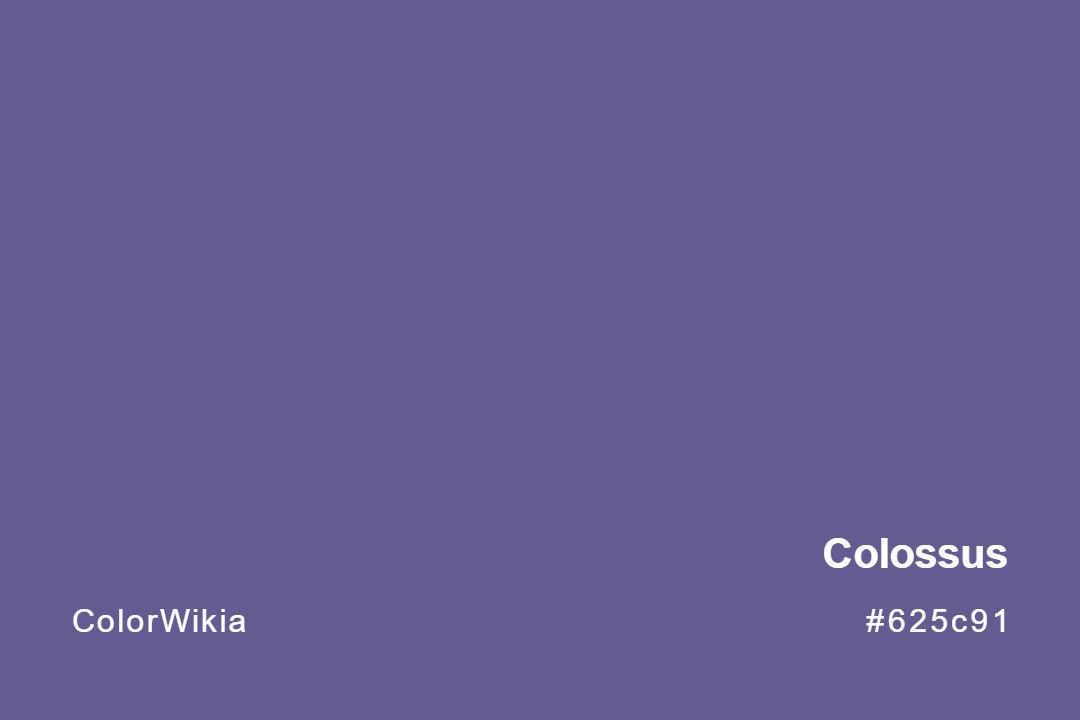 Colossus Color – #625c91: Codes and Complete Breakdown