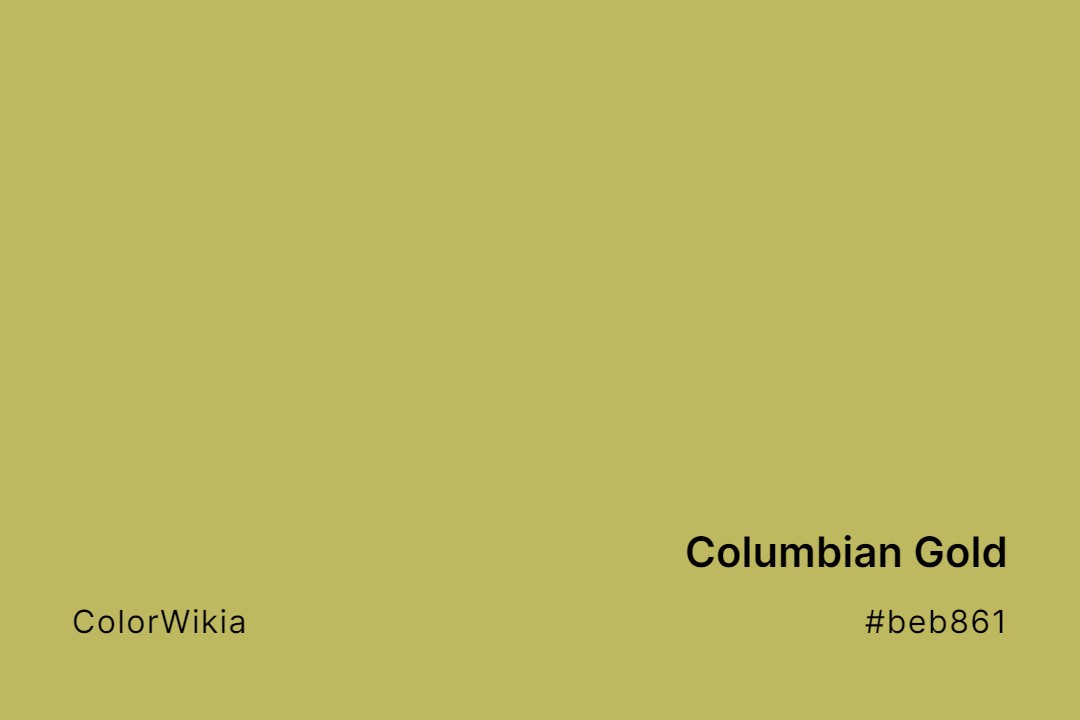 Columbian Gold Color – #beb861: Codes and Complete Breakdown
