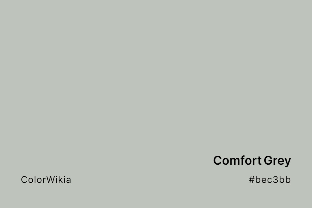 Comfort Grey Color – #bec3bb: Codes and Complete Breakdown