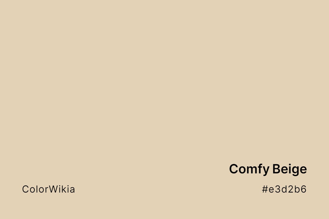Comfy Beige Color – #e3d2b6: Codes and Complete Breakdown