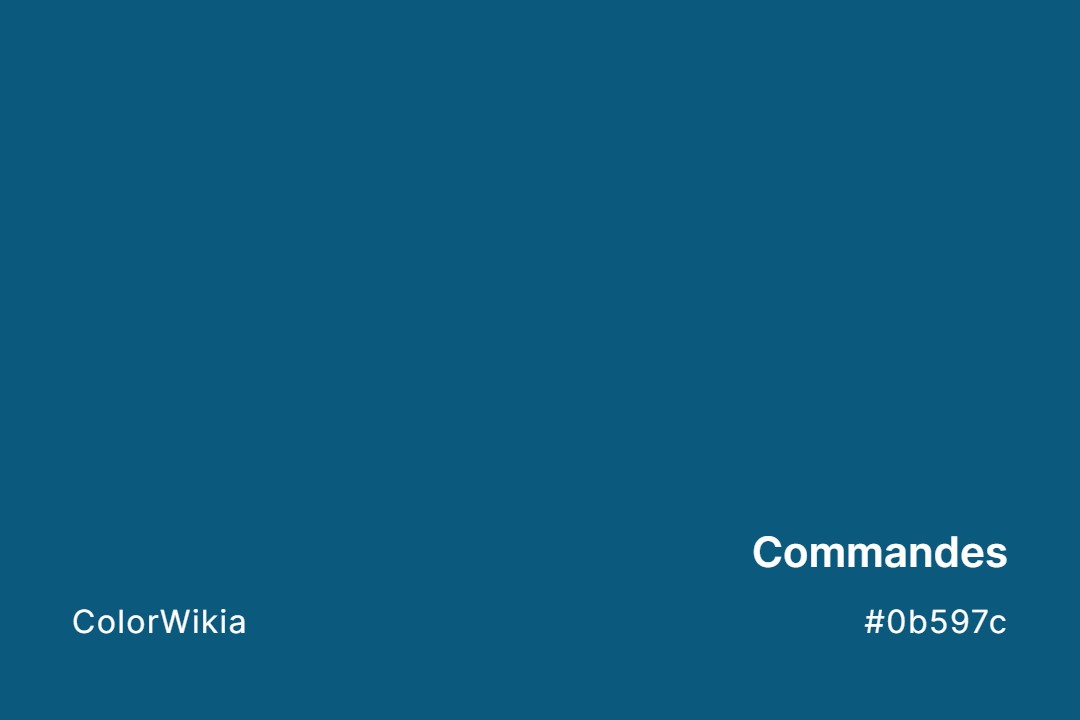 Commandes Color – #0b597c: Codes and Complete Breakdown