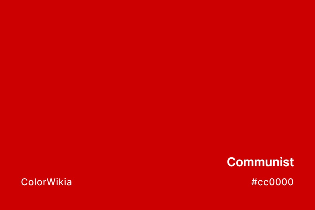 Communist Color – #cc0000: Codes and Complete Breakdown