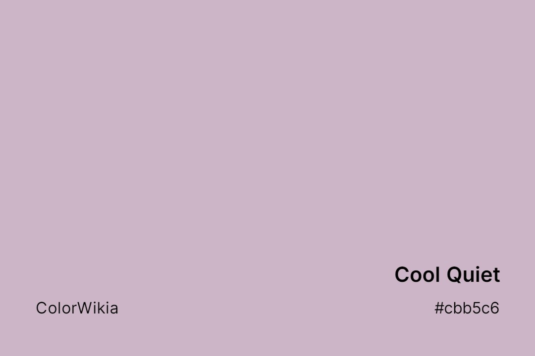 Cool Quiet Color – #cbb5c6: Codes and Complete Breakdown