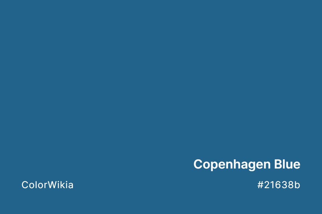 Copenhagen Blue Color – #21638b: Codes and Complete Breakdown