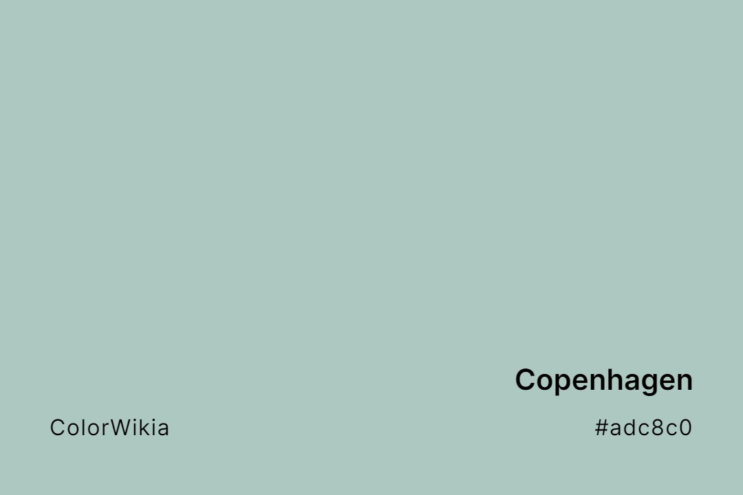 Copenhagen Color – #adc8c0: Codes and Complete Breakdown
