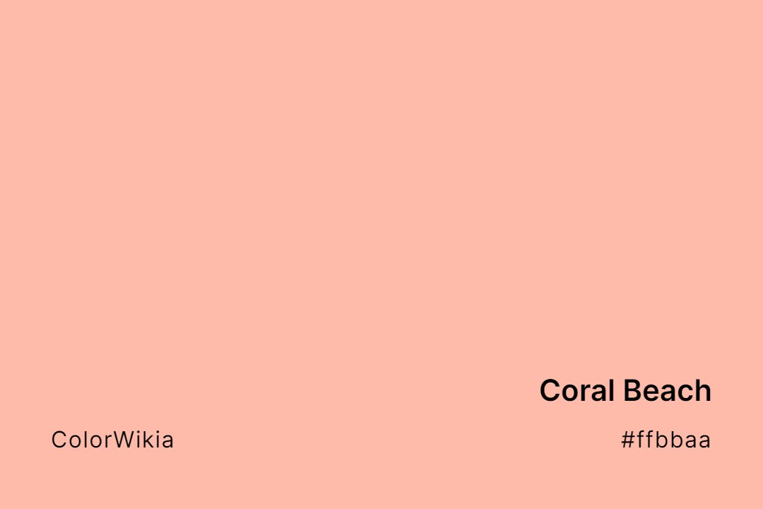 coral beach color ffbbaa
