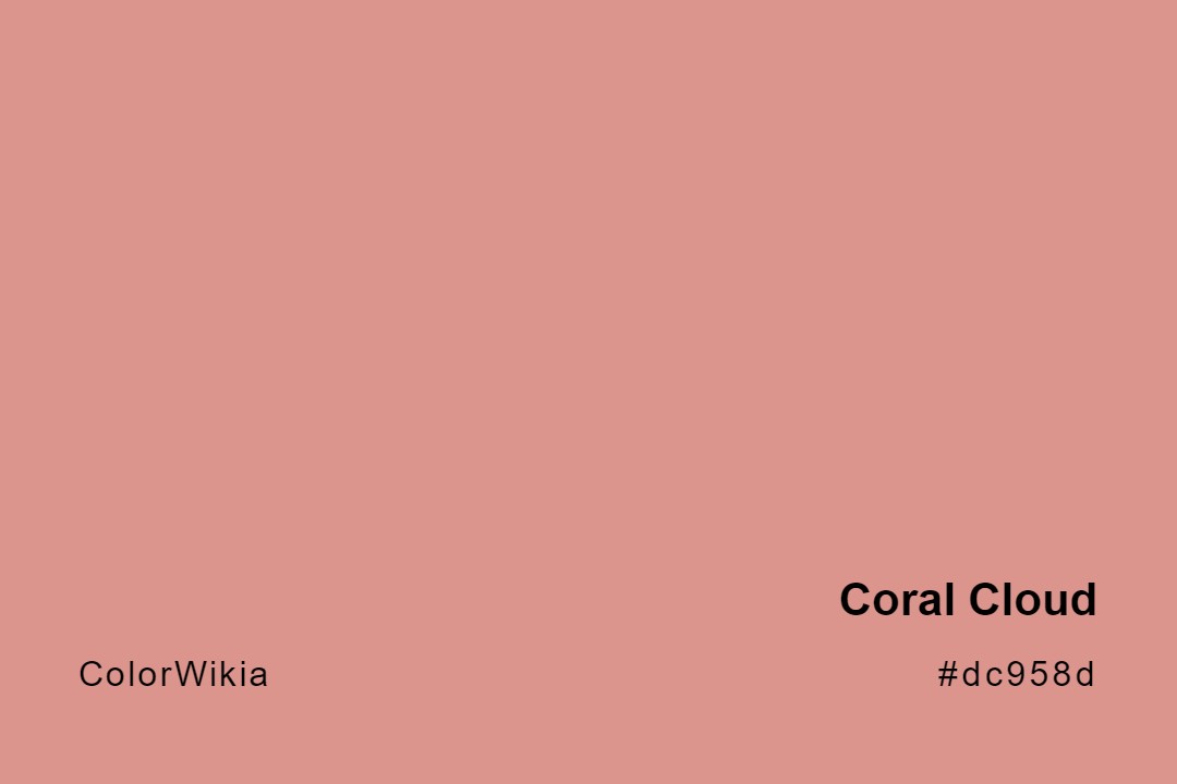 coral cloud color dc958d