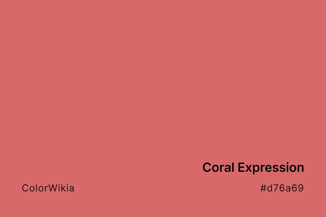 coral expression color d76a69