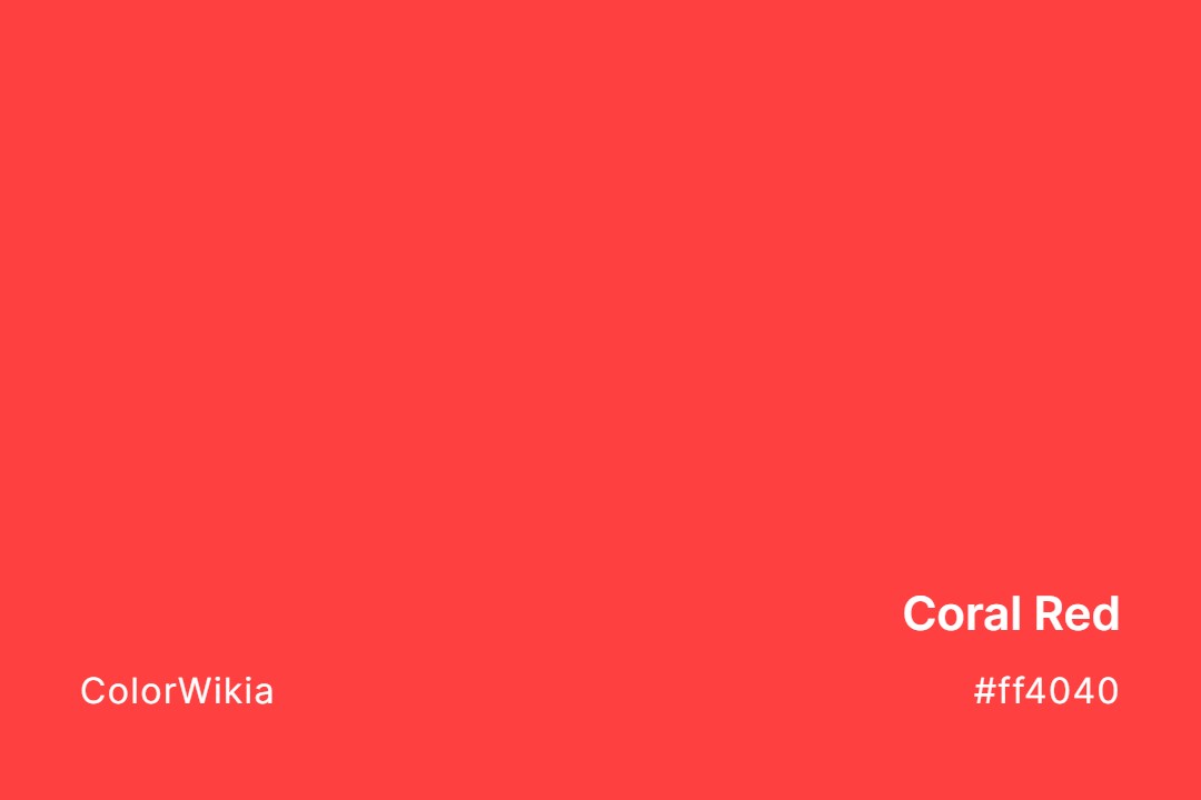 coral red color ff4040