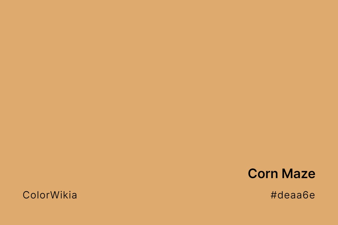 Corn Maze Color – #deaa6e: Codes and Complete Breakdown