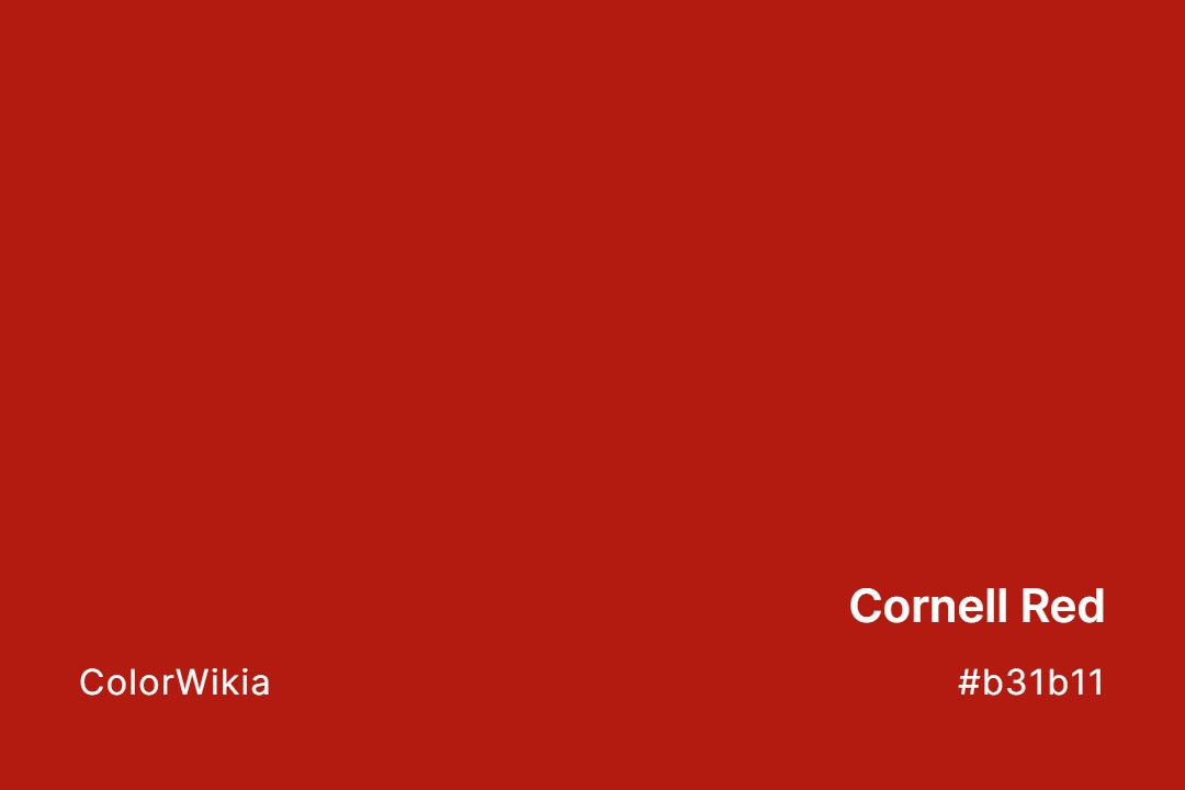 Cornell Red Color – #b31b11: Codes and Complete Breakdown