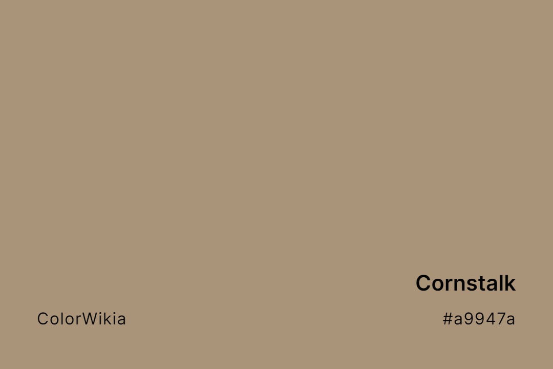Cornstalk Color – #a9947a: Codes and Complete Breakdown