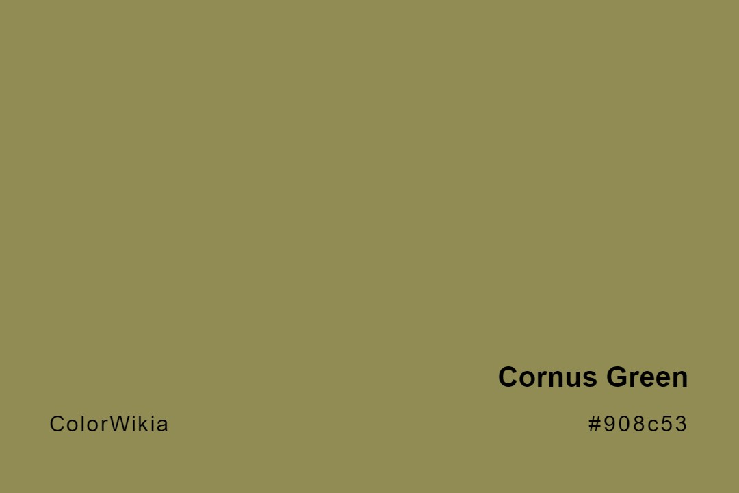 Cornus Green Color – #908c53: Codes and Complete Breakdown