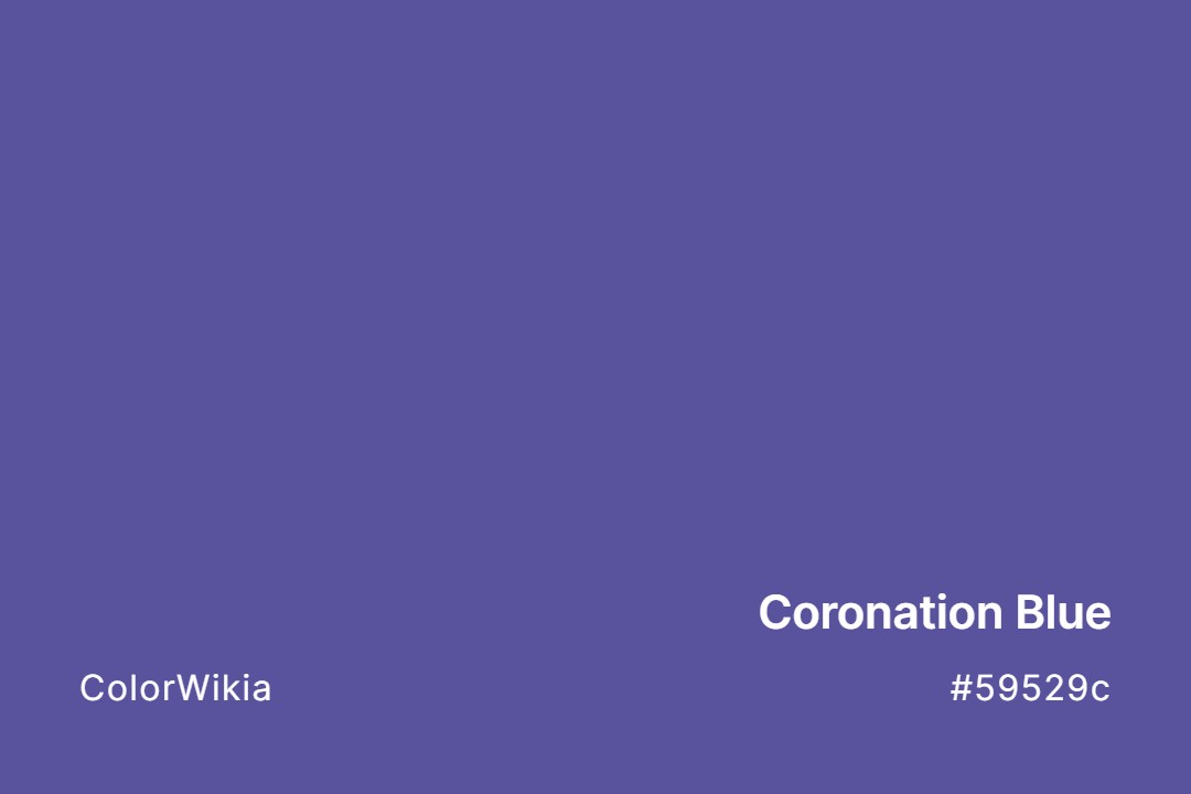Coronation Blue Color – #59529c: Codes and Complete Breakdown