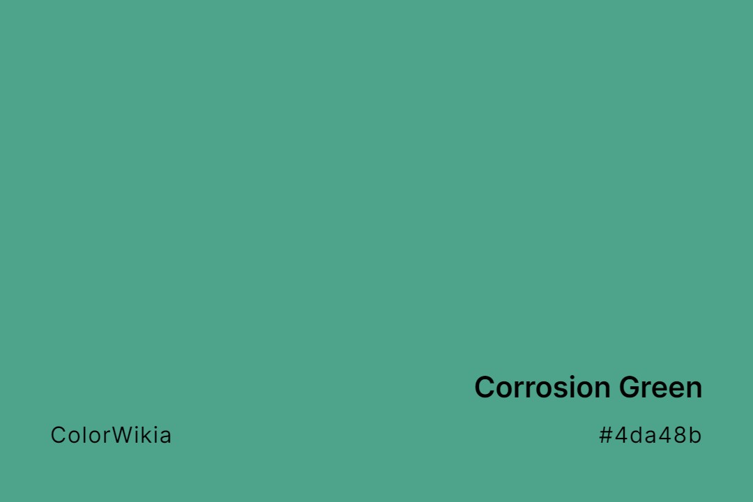 Corrosion Green Color – #4da48b: Codes and Complete Breakdown