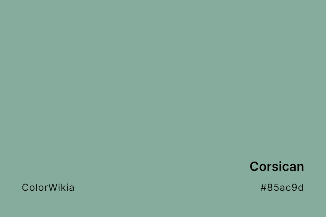 Corsican Color – #85ac9d: Codes and Complete Breakdown