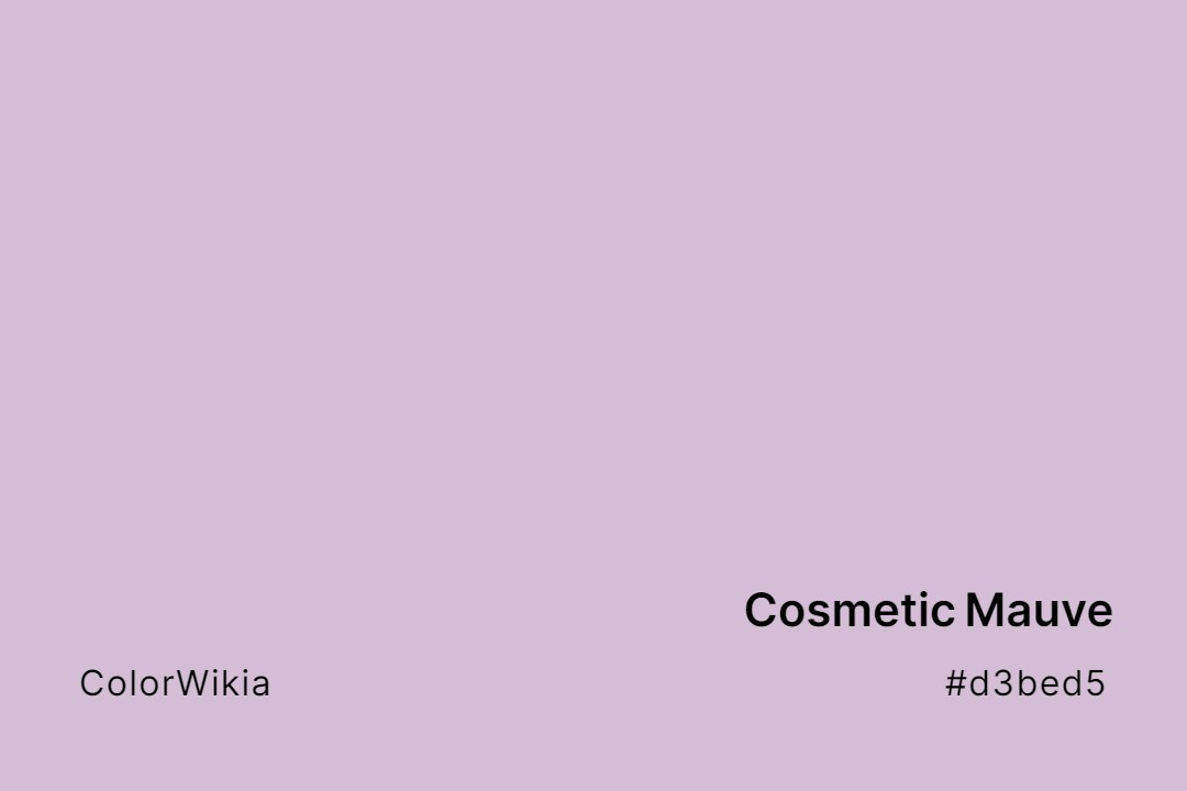 Cosmetic Mauve Color – #d3bed5: Codes and Complete Breakdown