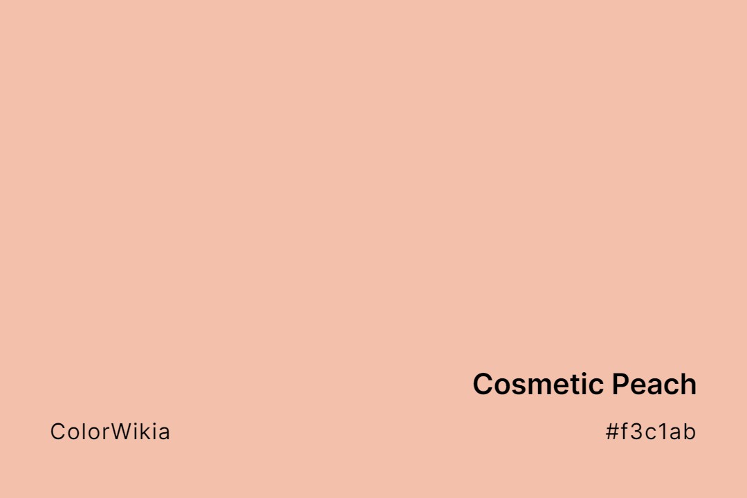 Cosmetic Peach Color – #f3c1ab: Codes and Complete Breakdown