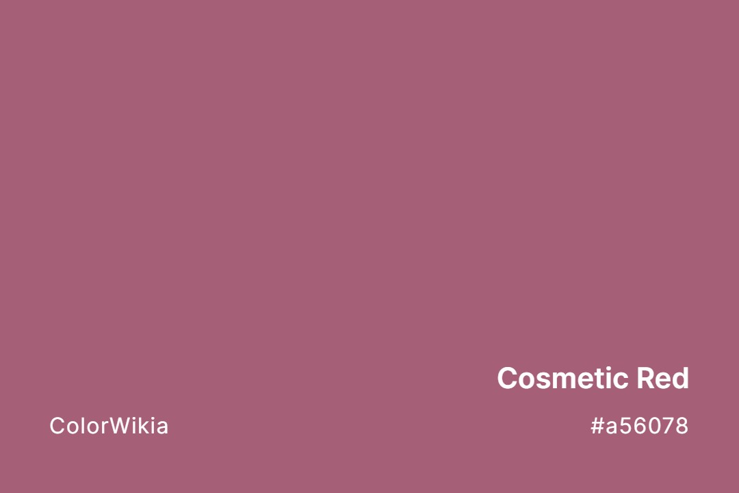 Cosmetic Red Color – #a56078: Codes and Complete Breakdown