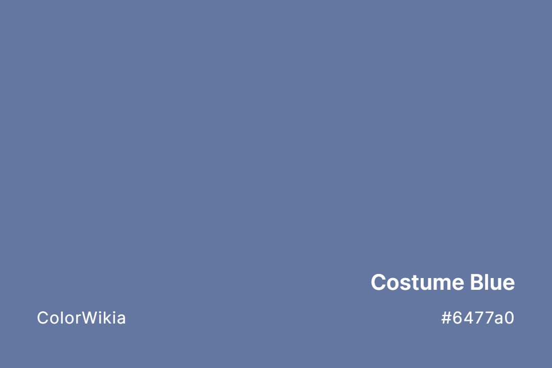 Costume Blue Color – #6477a0: Codes and Complete Breakdown
