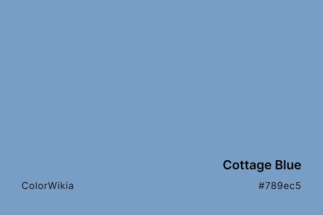 cottage blue color 789ec5