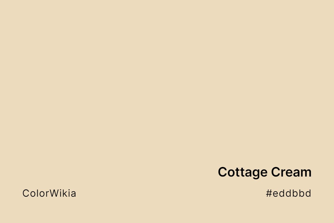 cottage cream color eddbbd