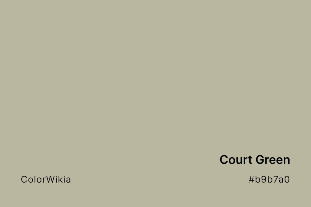 court green color b9b7a0