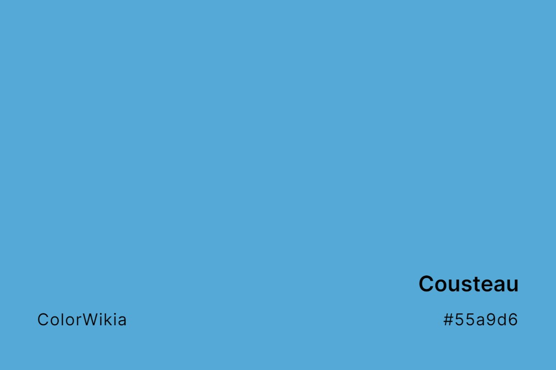 Cousteau Color – #55a9d6: Codes and Complete Breakdown