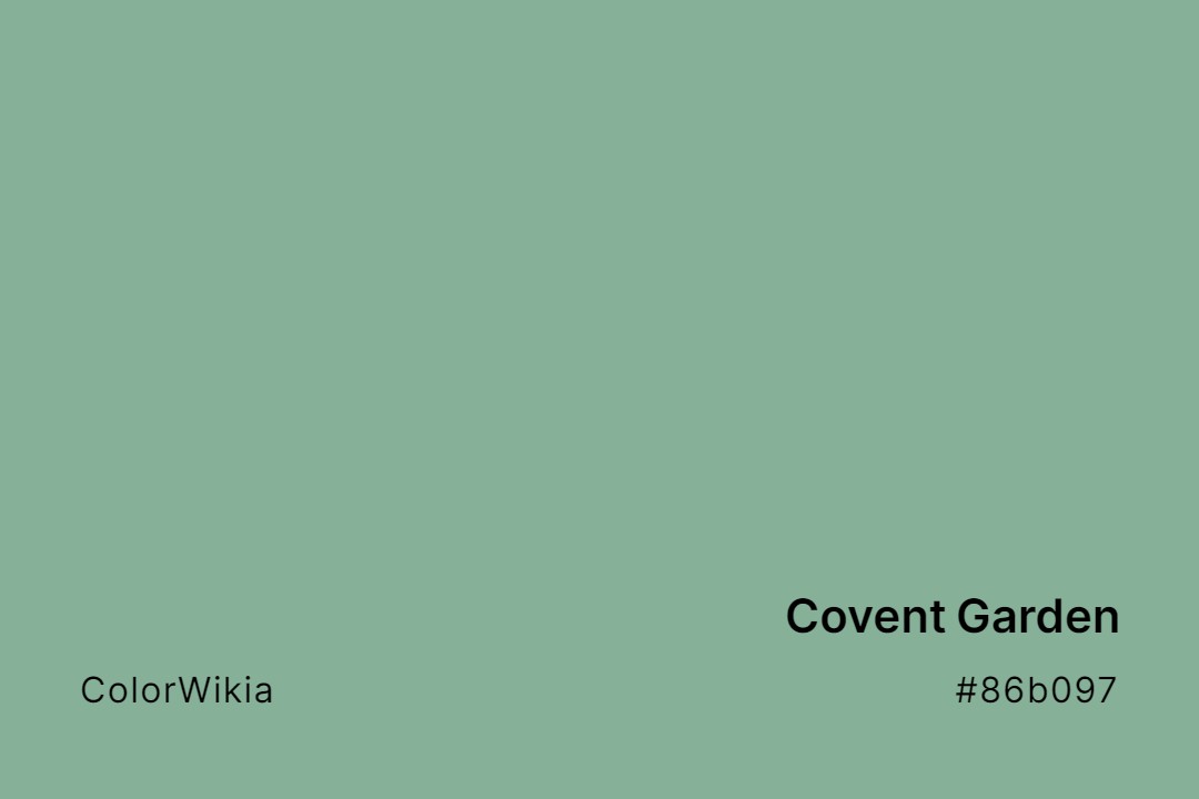 Covent Garden Color – #86b097: Codes and Complete Breakdown