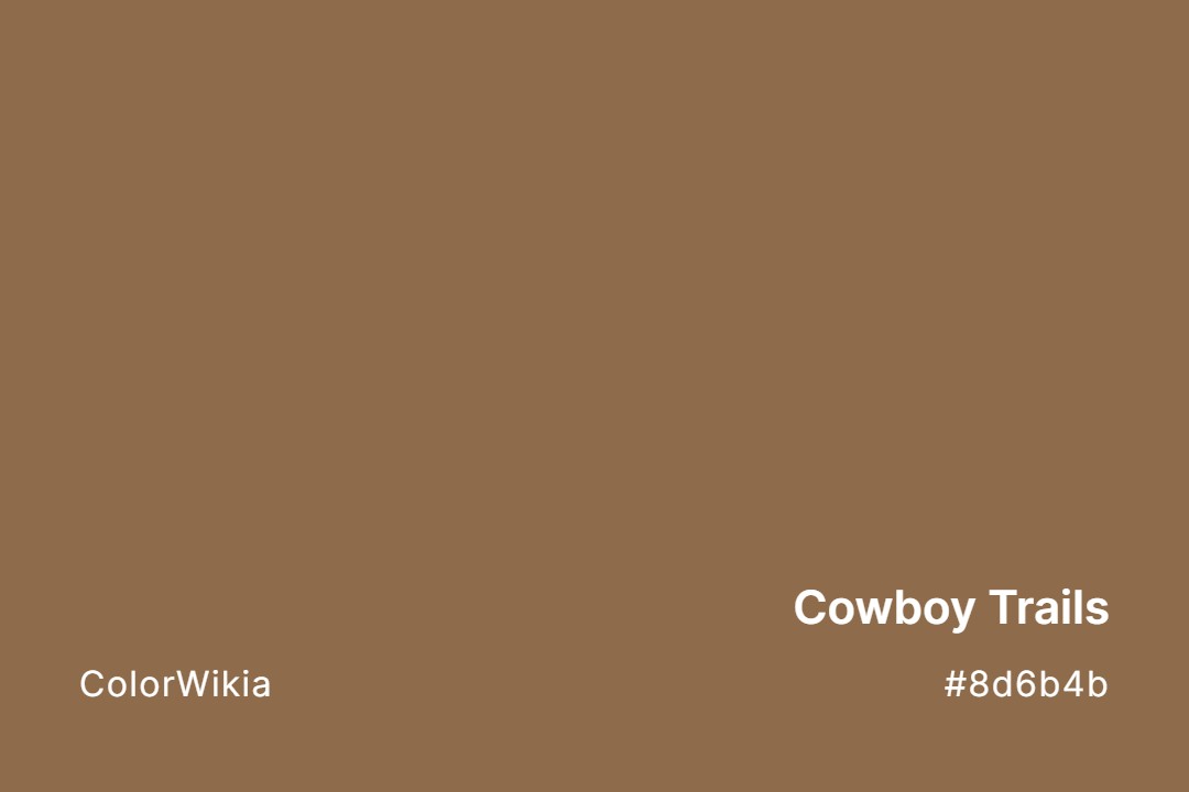 cowboy trails color 8d6b4b