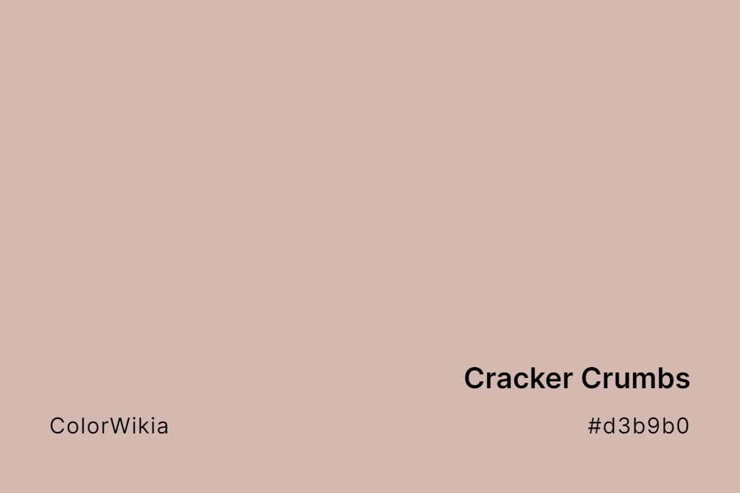 cracker crumbs color d3b9b0