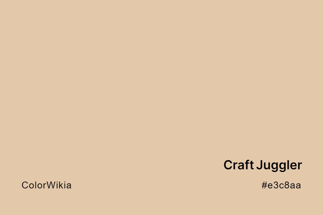 craft juggler color e3c8aa