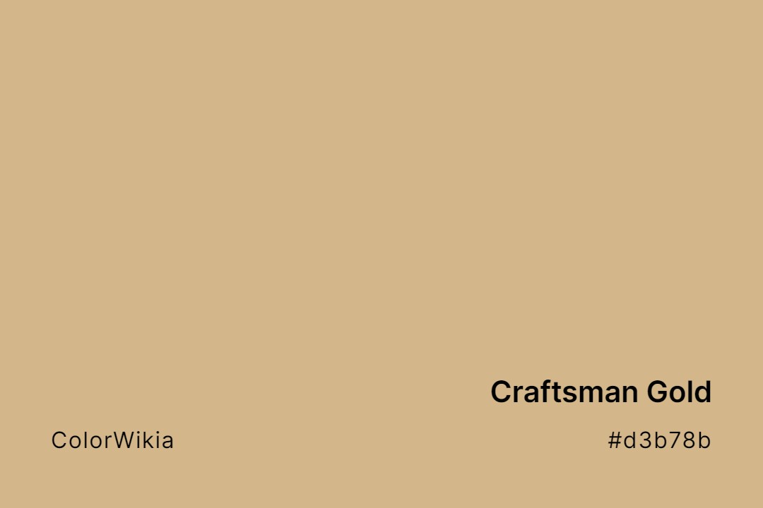 Craftsman Gold Color – #d3b78b: Codes and Complete Breakdown
