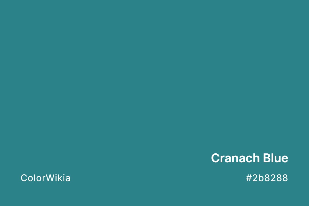 Cranach Blue Color – #2b8288: Codes and Complete Breakdown