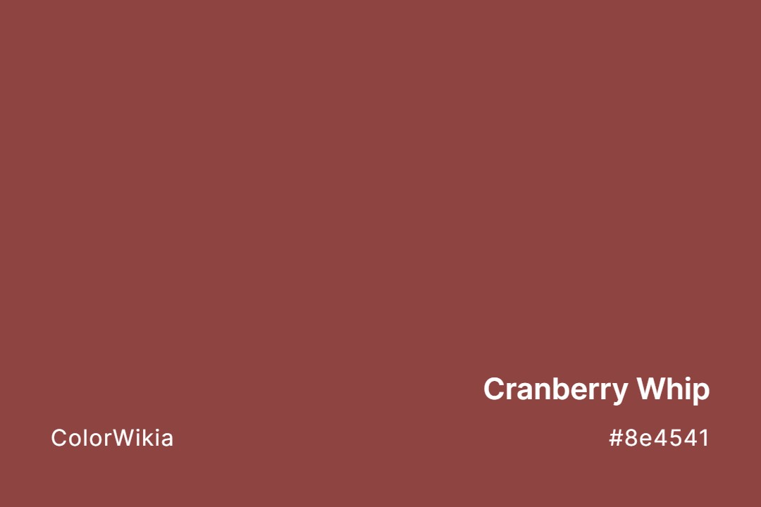 cranberry whip color 8e4541