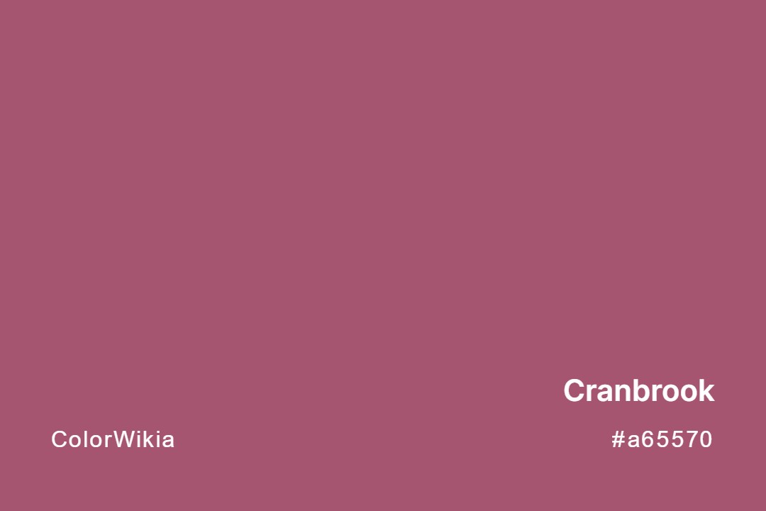Cranbrook Color – #a65570: Codes and Complete Breakdown