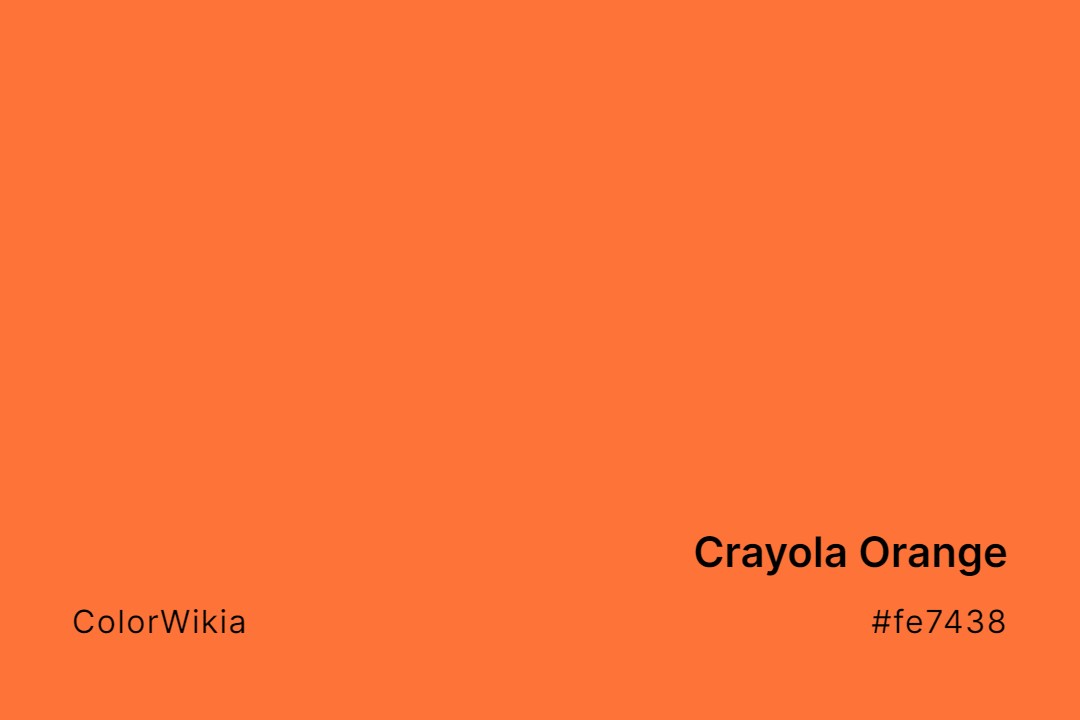 Crayola Orange Color – #fe7438: Codes and Complete Breakdown