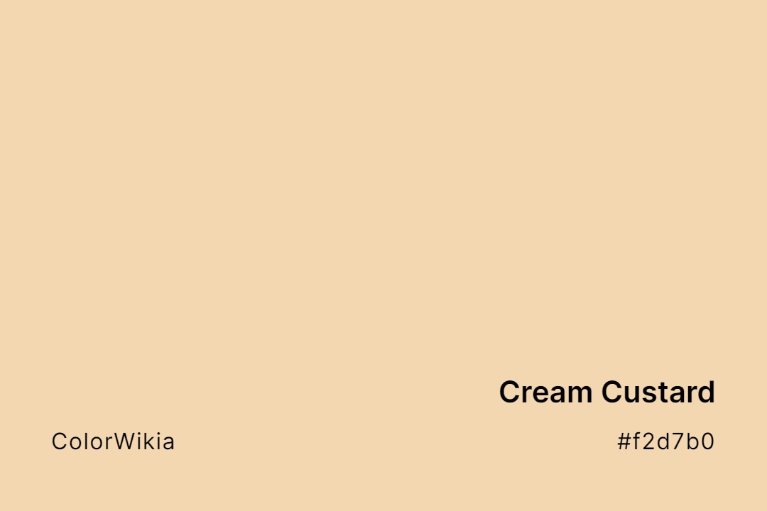 Cream Custard Color – #f2d7b0: Codes and Complete Breakdown