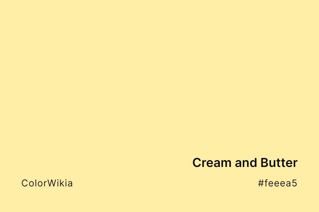 Cream and Butter Color – #feeea5: Codes and Complete Breakdown
