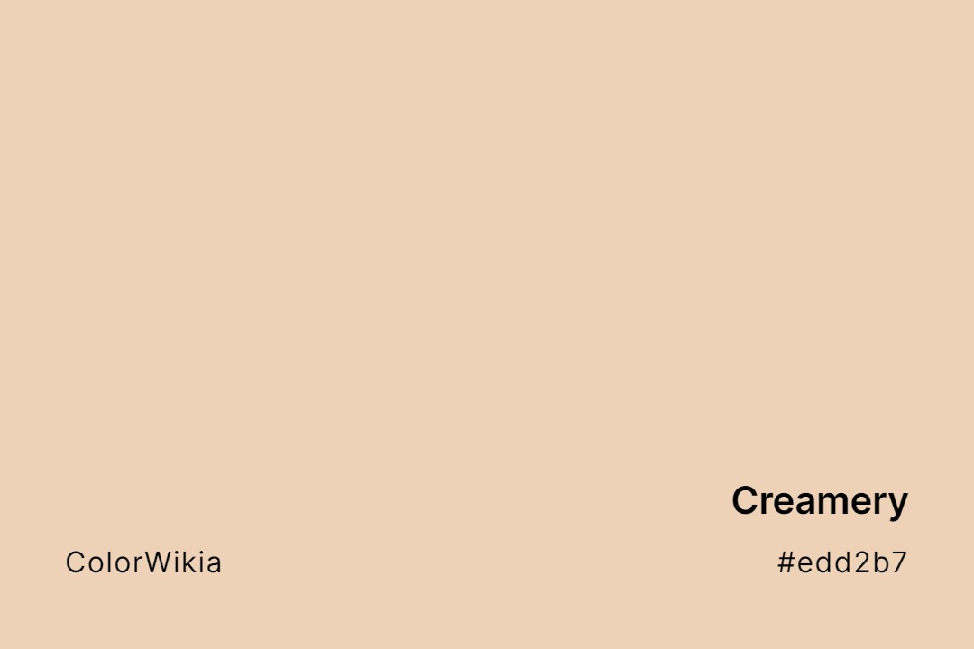 Creamery Color – #edd2b7: Codes and Complete Breakdown