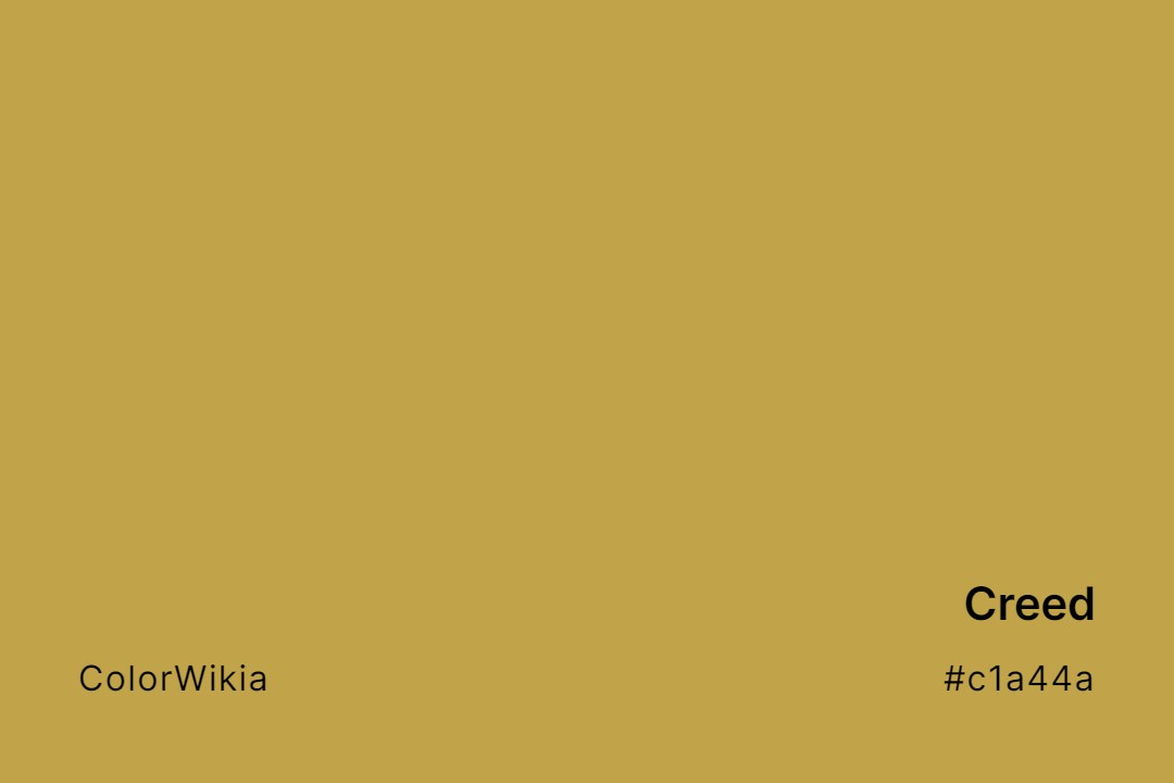 Creed Color – #c1a44a: Codes and Complete Breakdown