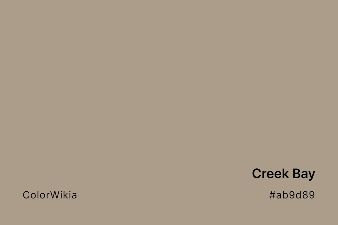 Creek Bay Color – #ab9d89: Codes and Complete Breakdown