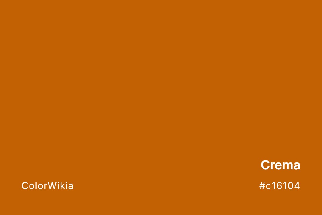 Crema Color – #c16104: Codes and Complete Breakdown