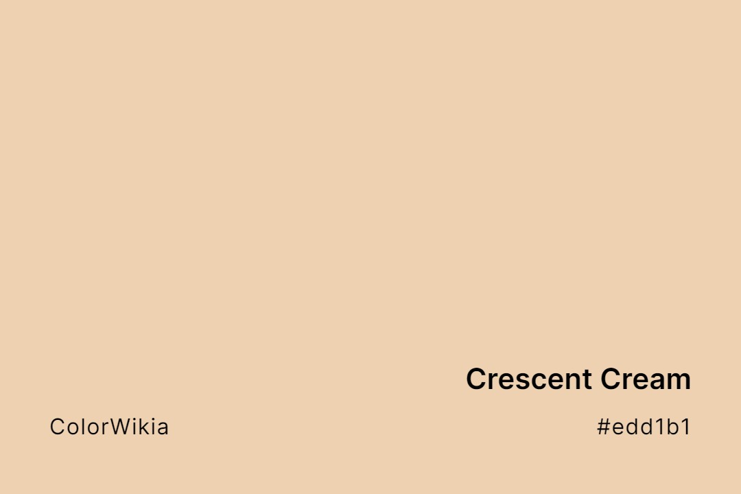 crescent cream color edd1b1