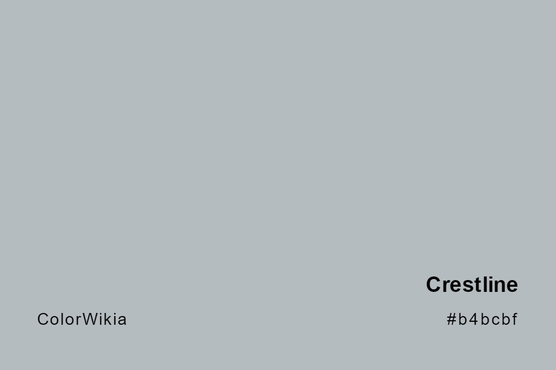 Crestline Color – #b4bcbf: Codes and Complete Breakdown