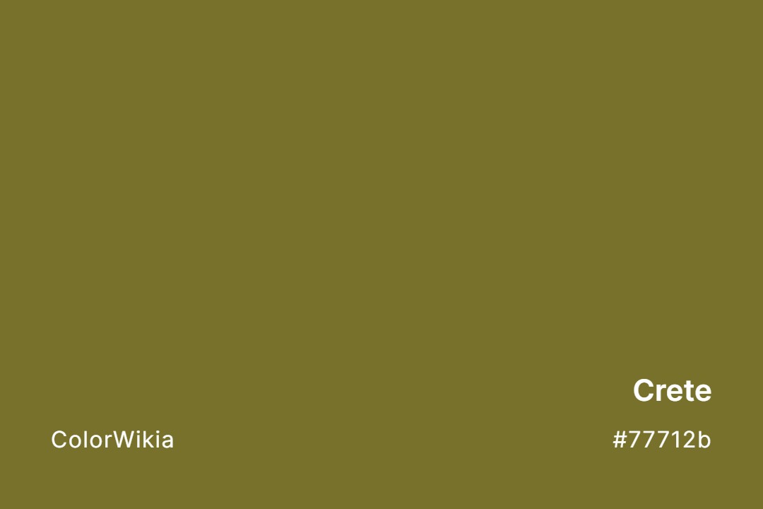 Crete Color – #77712b: Codes and Complete Breakdown