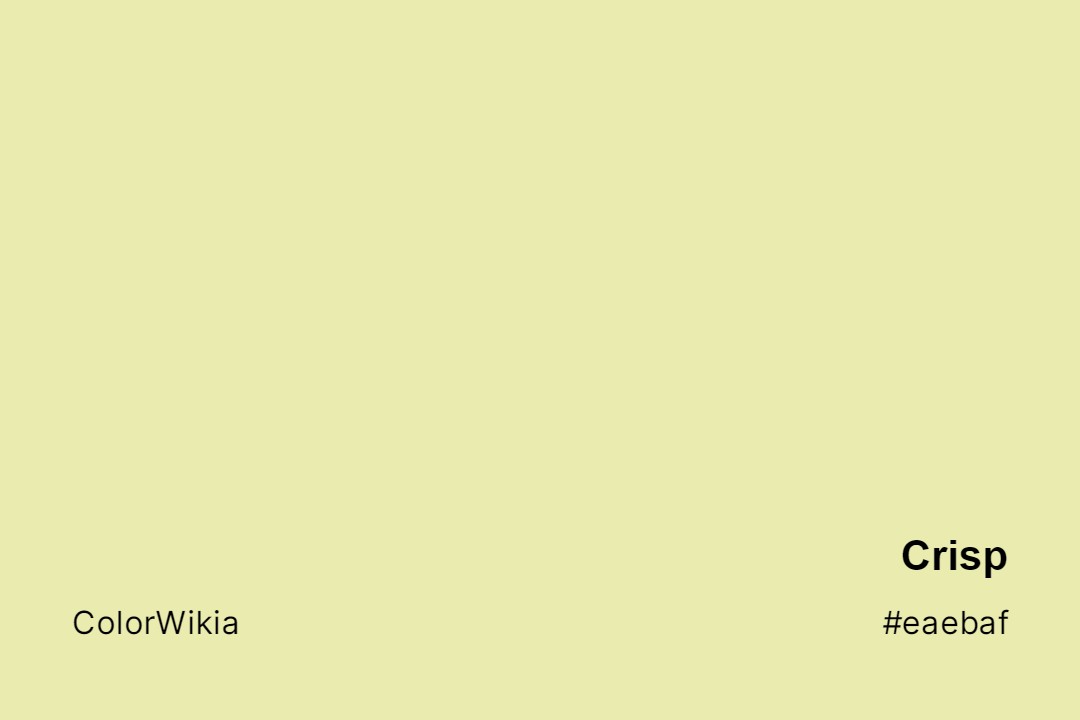 crisp color eaebaf