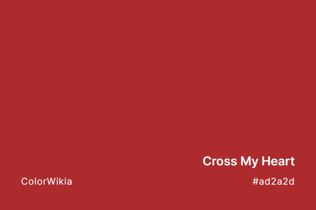 Cross My Heart Color – #ad2a2d: Codes and Complete Breakdown