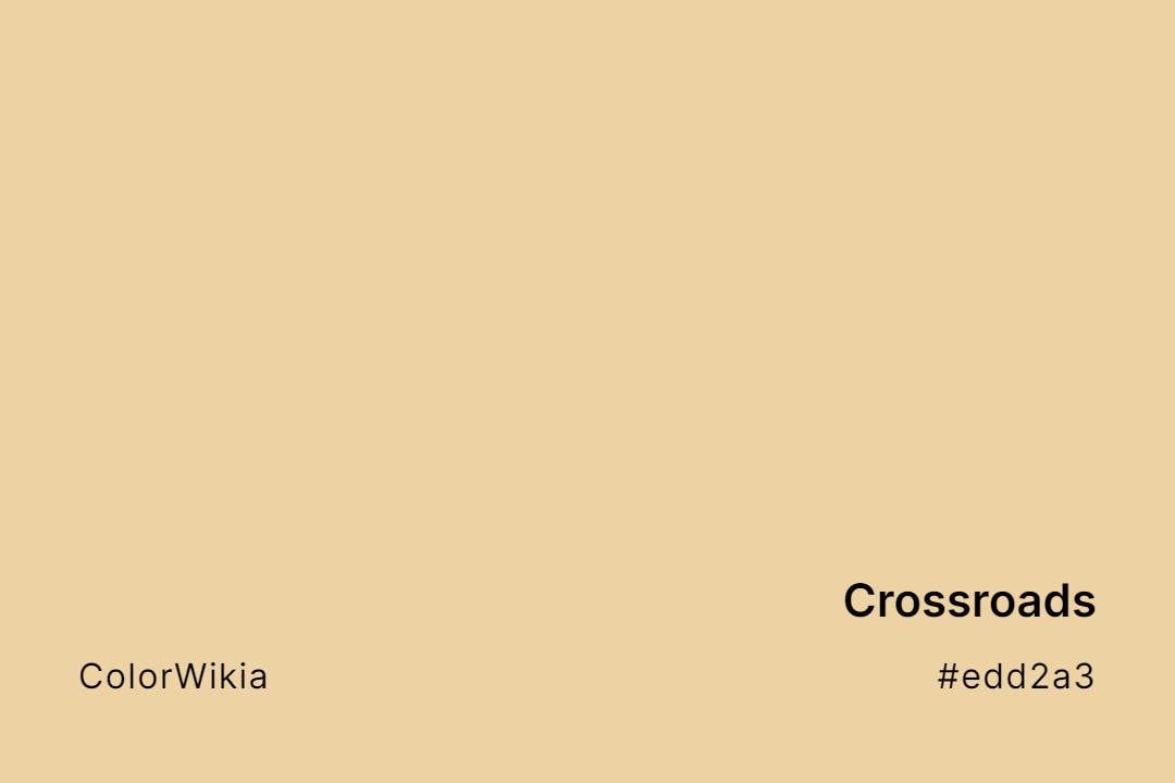 Crossroads Color – #edd2a3: Codes and Complete Breakdown