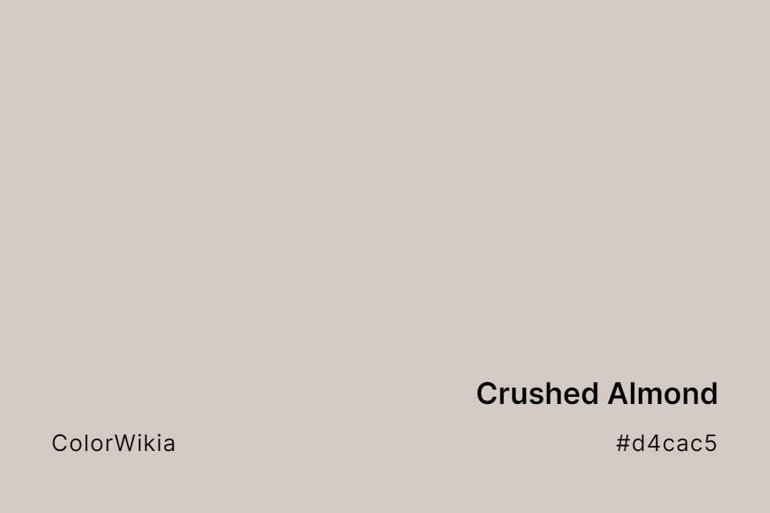 crushed almond color d4cac5